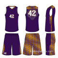 Design uniforme da basket Ultima maglia nera del basket